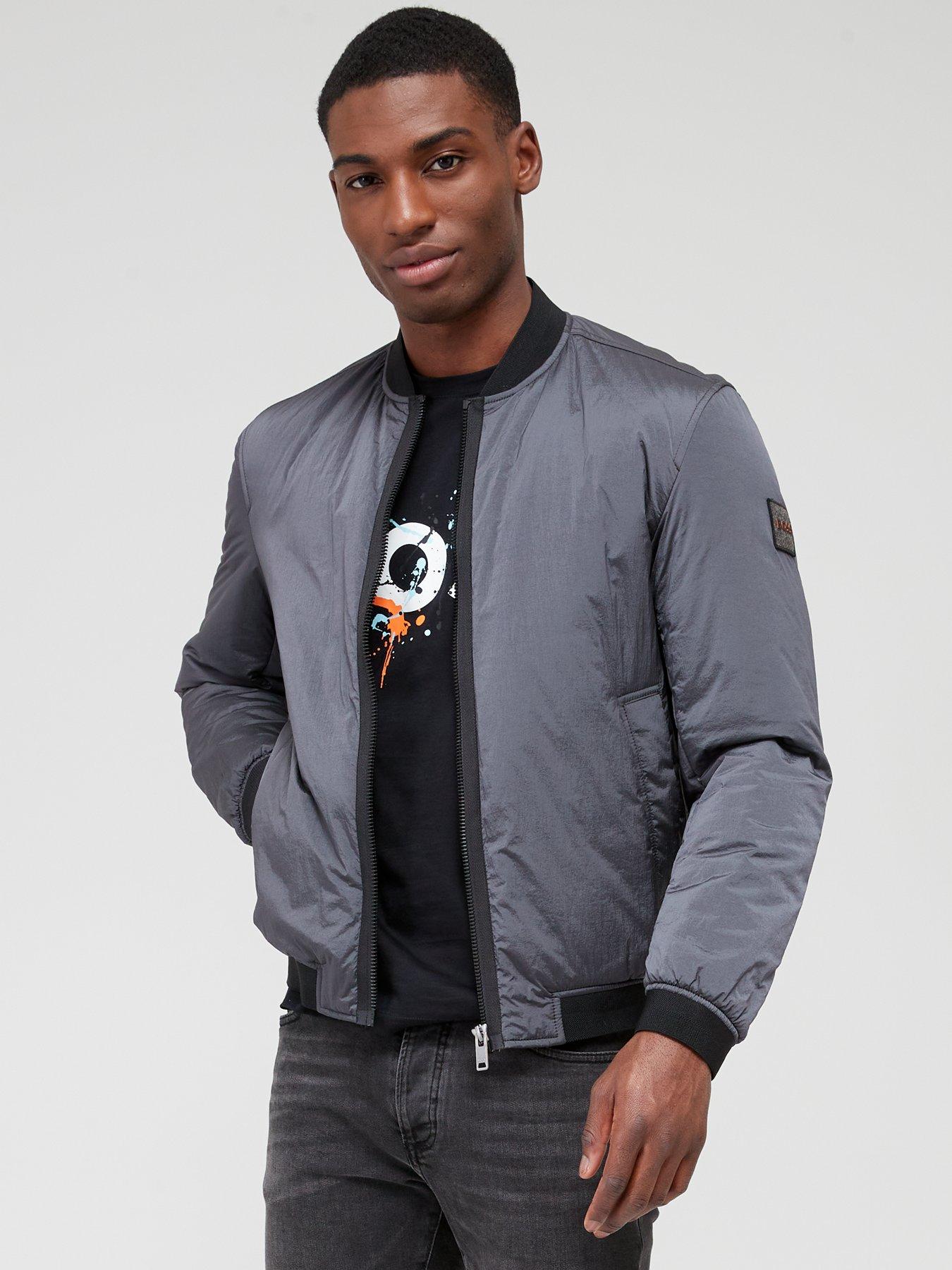 Overse Bomber Jacket Dark Grey