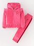  image of barbie-childrensnbsp2-piece-sequin-velour-frill-tracksuit-pink