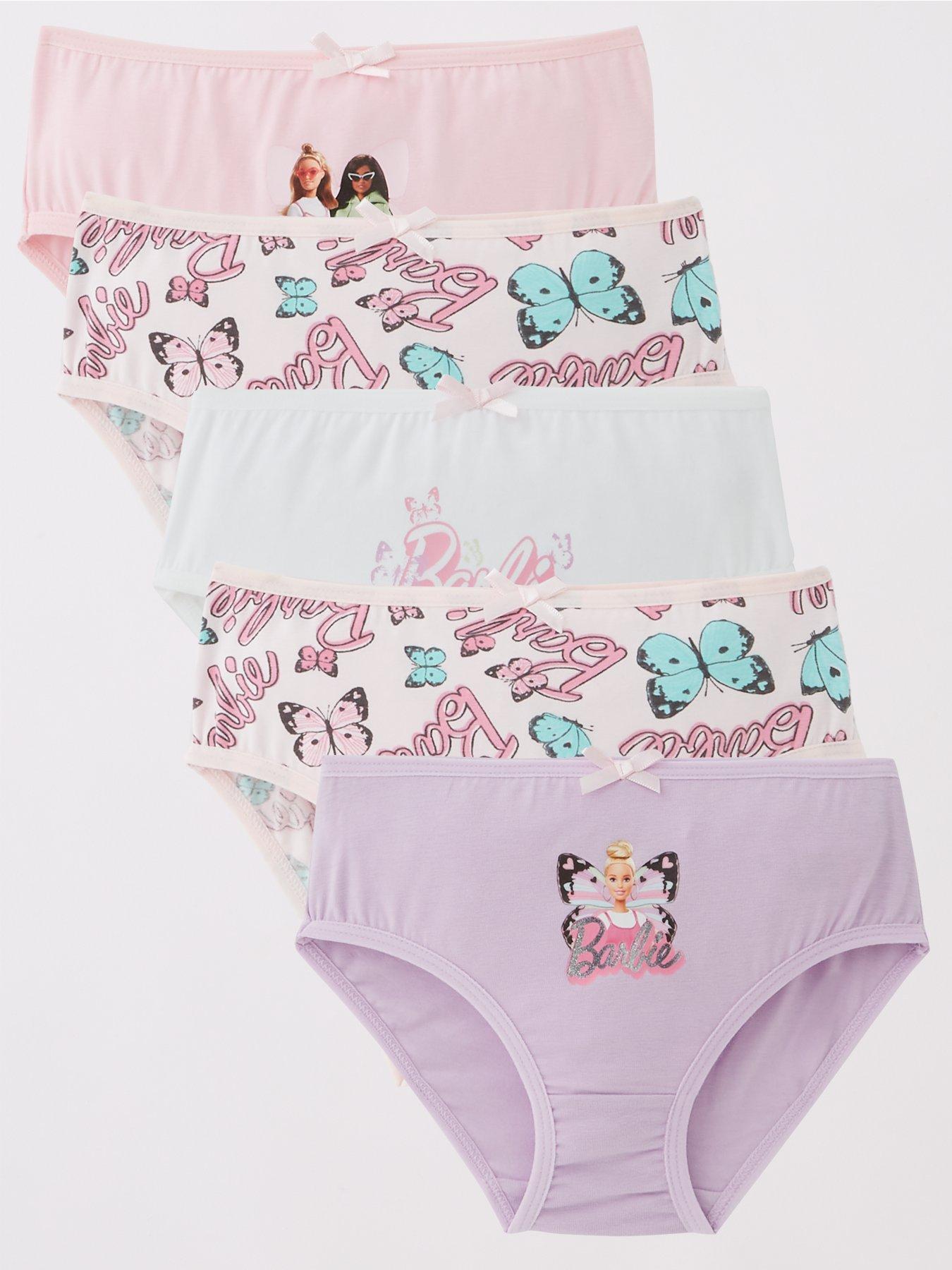 Barbie 5 Pack Knickers - Multi