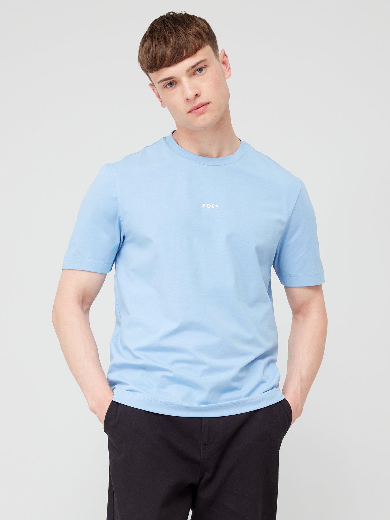 BOSS Tchup Relaxed Fit T-shirt - Blue | Very.co.uk