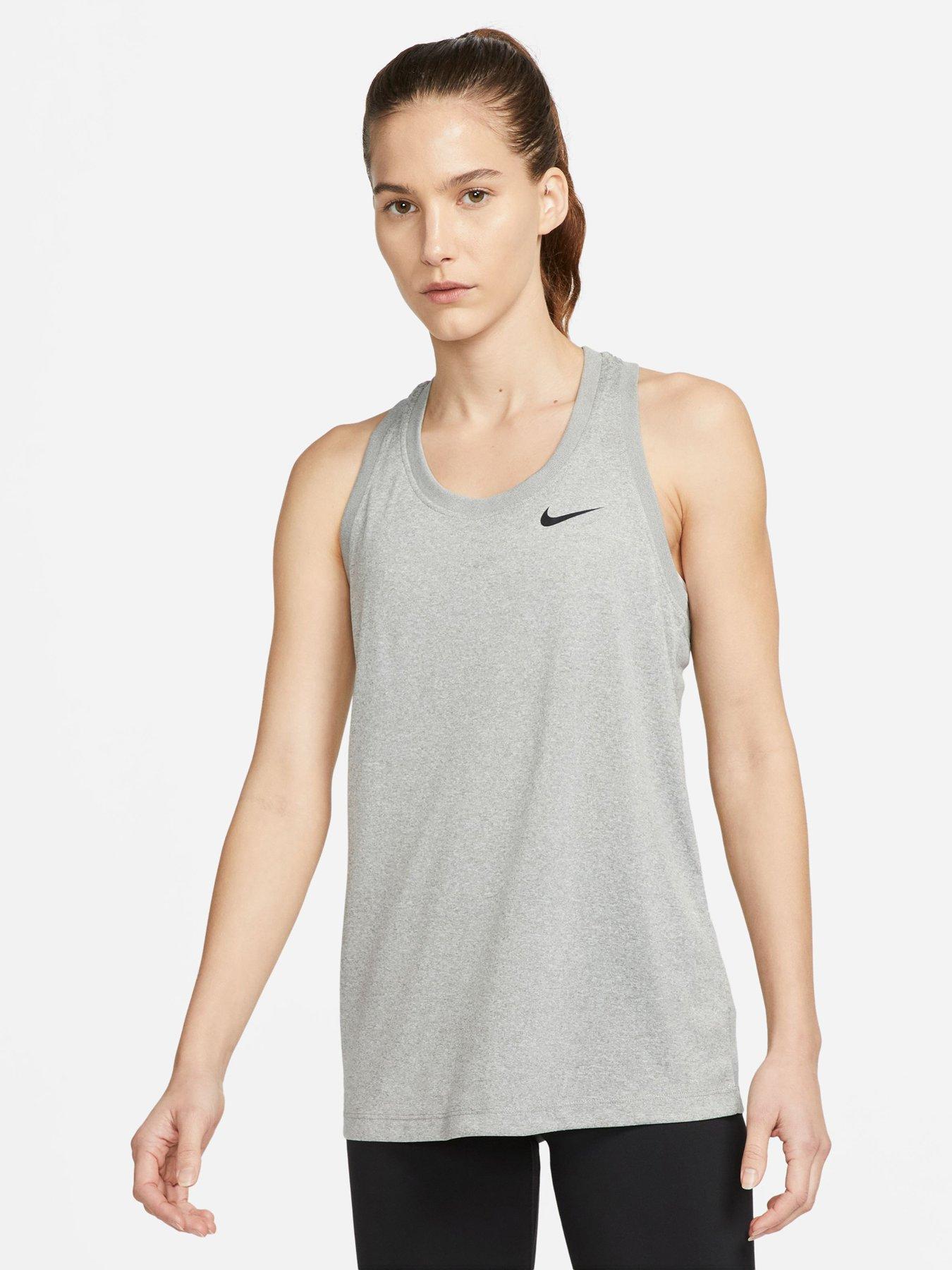 Dri Fit Racer Tank Top Grey