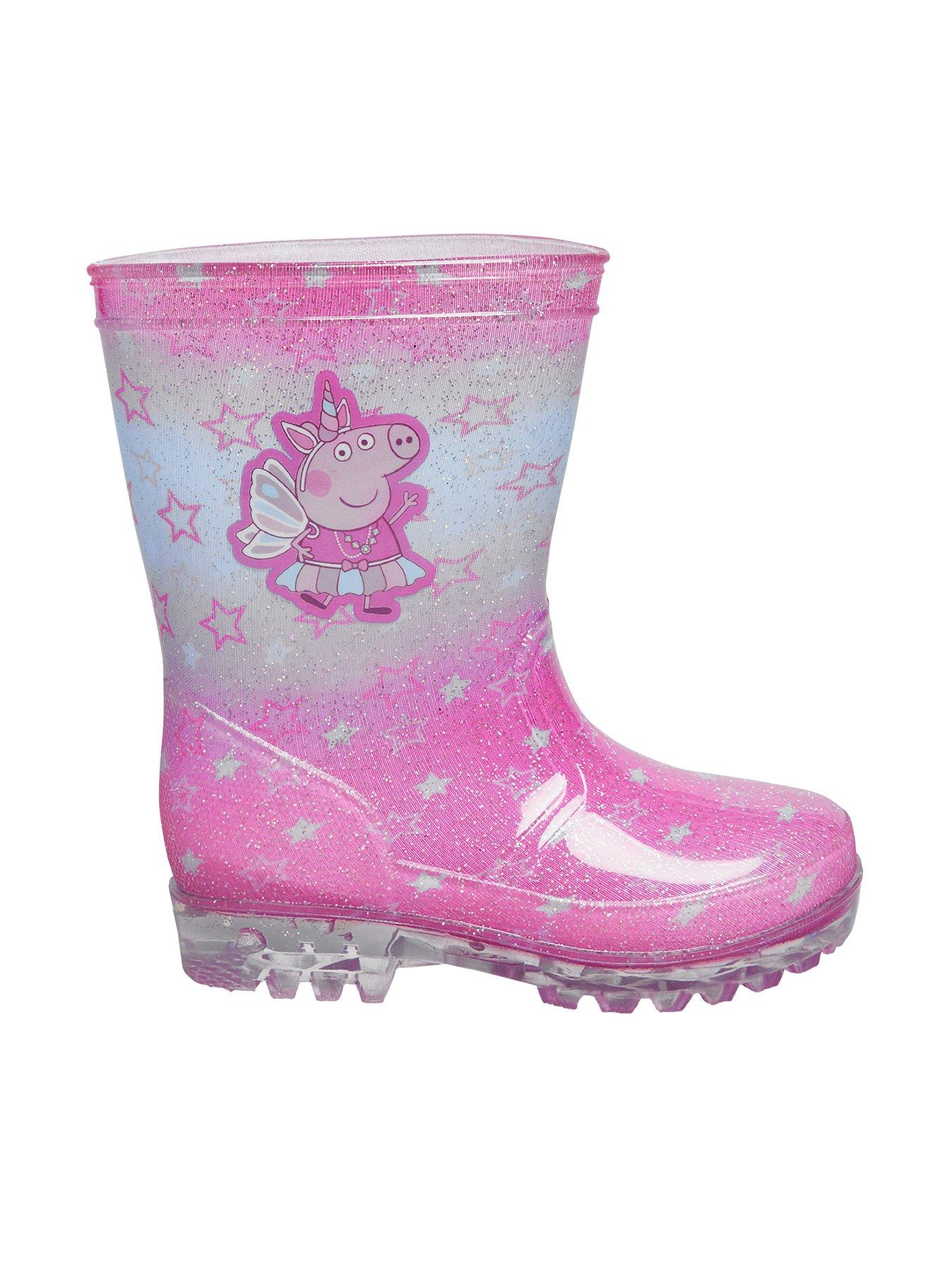 Pink hot sale sparkly wellies