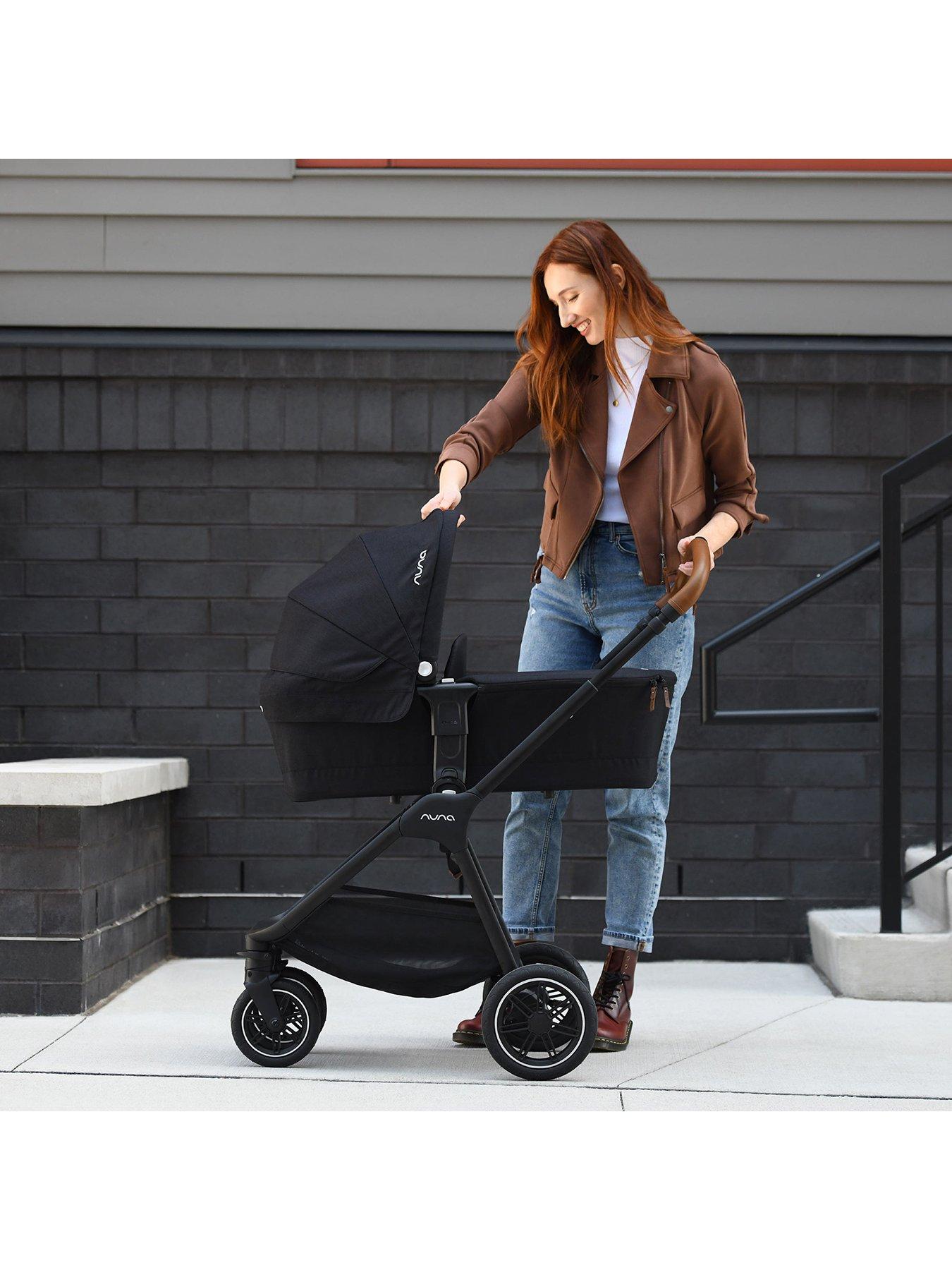 Image 7 of 8 of Nuna TRIV next Generation Bundle with PIPA next Car Seat &ndash; Caviar (Tan Leatherette)