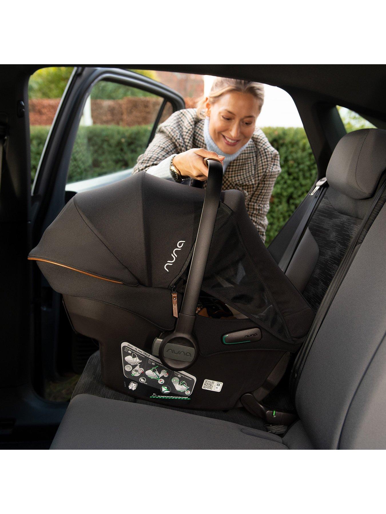 Nuna TRIV next Urbn Bundle with PIPA urbn Car Seat - Caviar (Tan