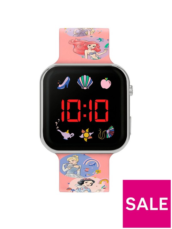 front image of disney-princess-princess-led-digital-watch
