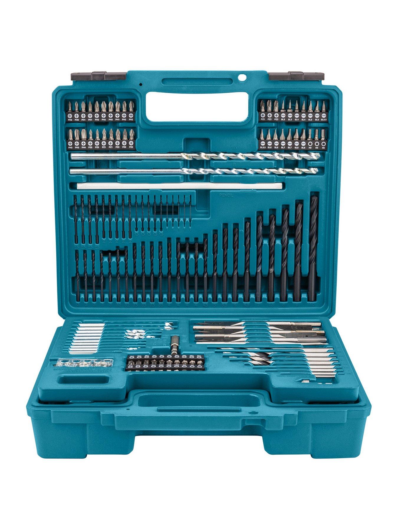 Product photograph of Makita 212 Piece Drill Amp Screwdriver Bit Set from very.co.uk