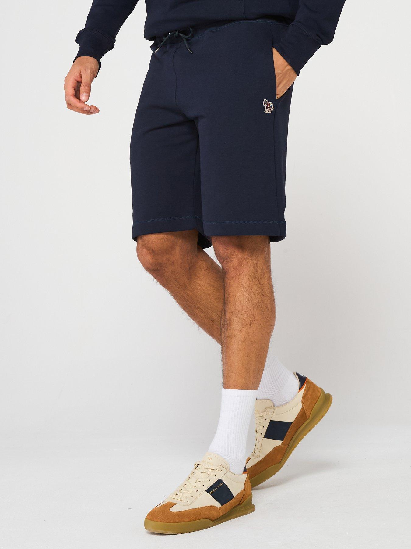 undefined Regular Fit Zebra Badge Jersey Short