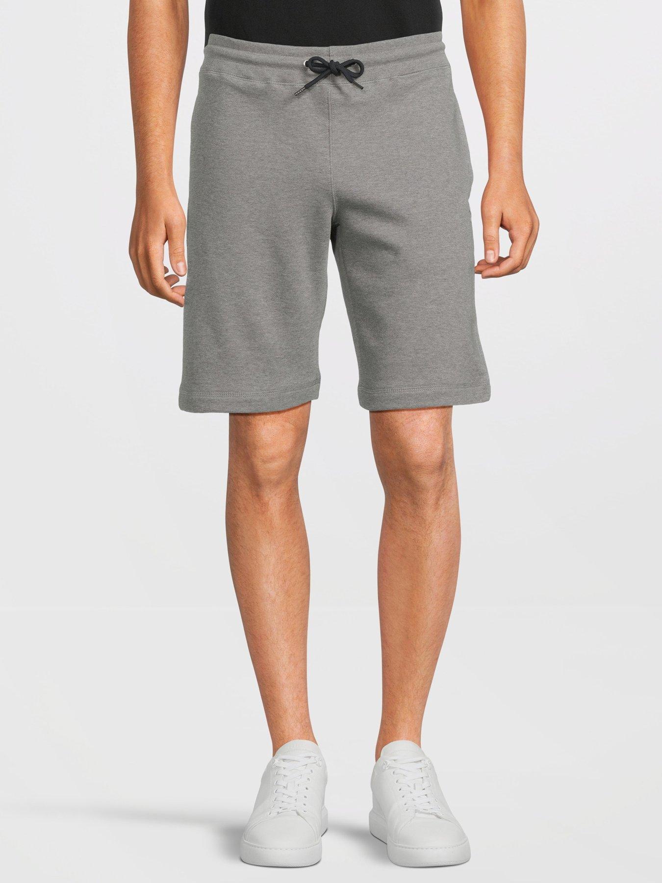 Image 1 of 5 of PS PAUL SMITH Zebra Badge&nbsp;Regular Fit Jersey Shorts -&nbsp;Grey&nbsp;