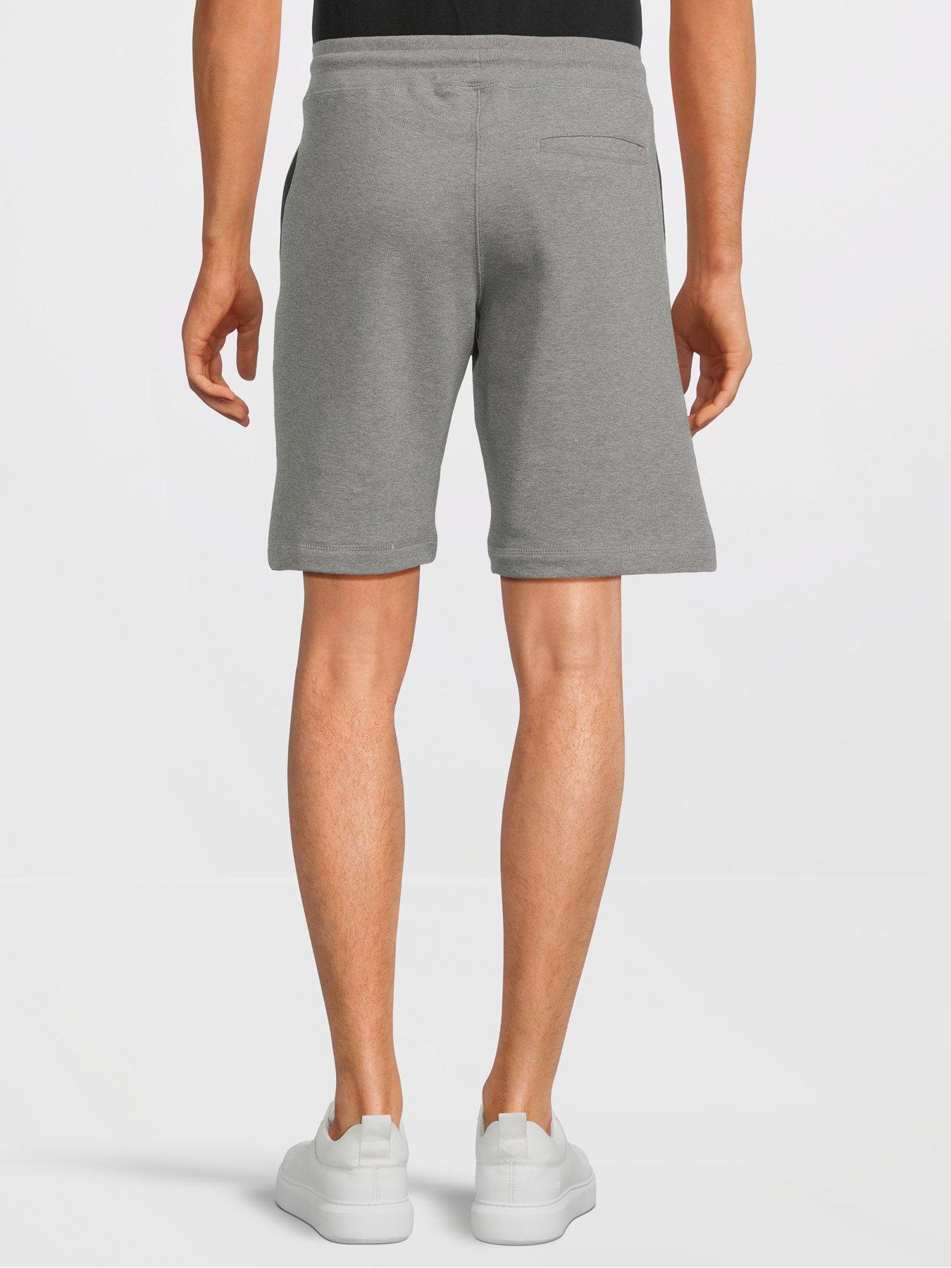 Image 4 of 5 of PS PAUL SMITH Zebra Badge&nbsp;Regular Fit Jersey Shorts -&nbsp;Grey&nbsp;