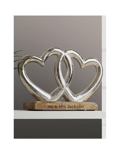 the-personalised-memento-company-personalised-double-heart-ornament