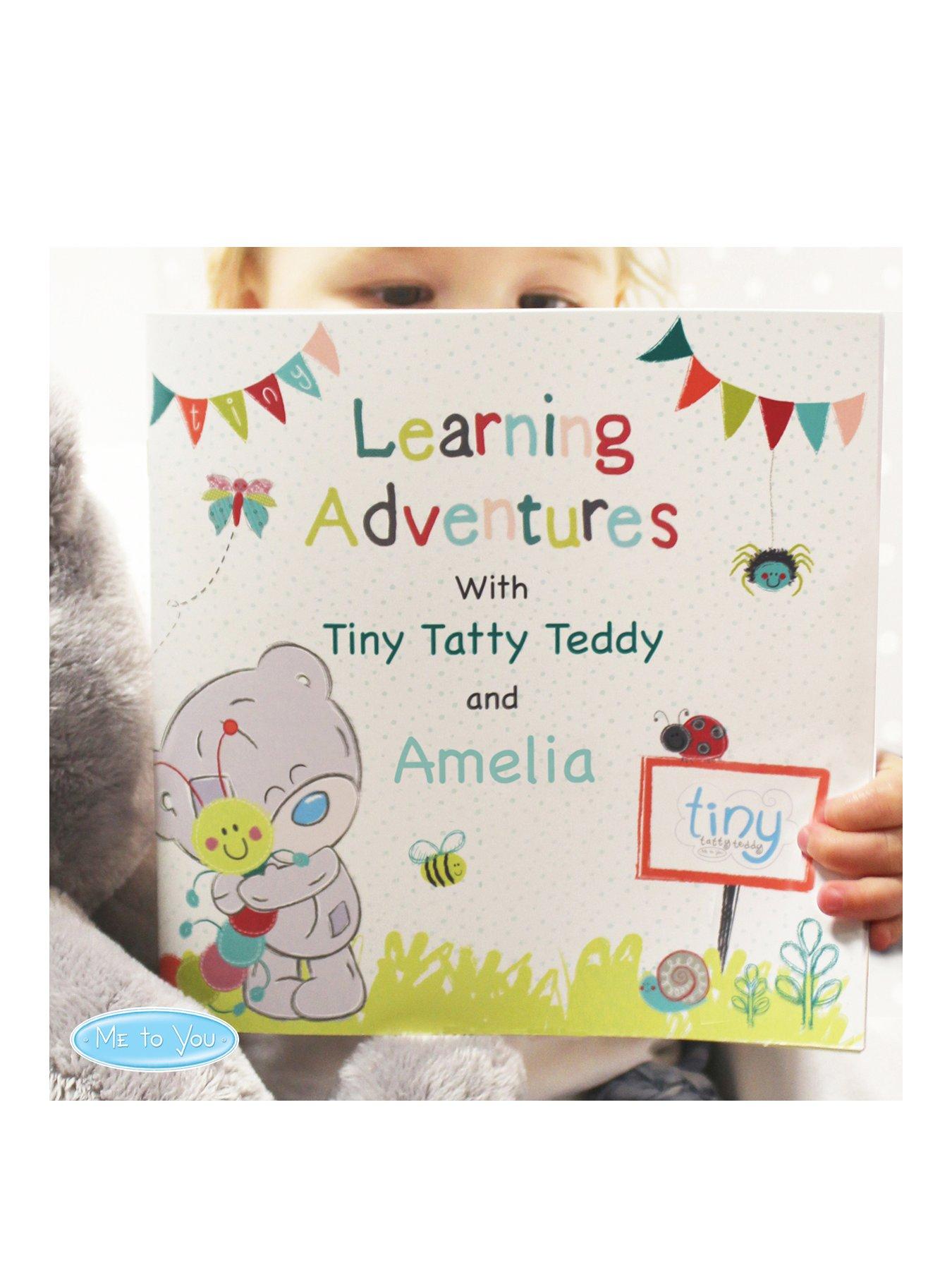 The Personalised Memento Company Personalised Tiny Tatty Teddy Learning Adventure Book