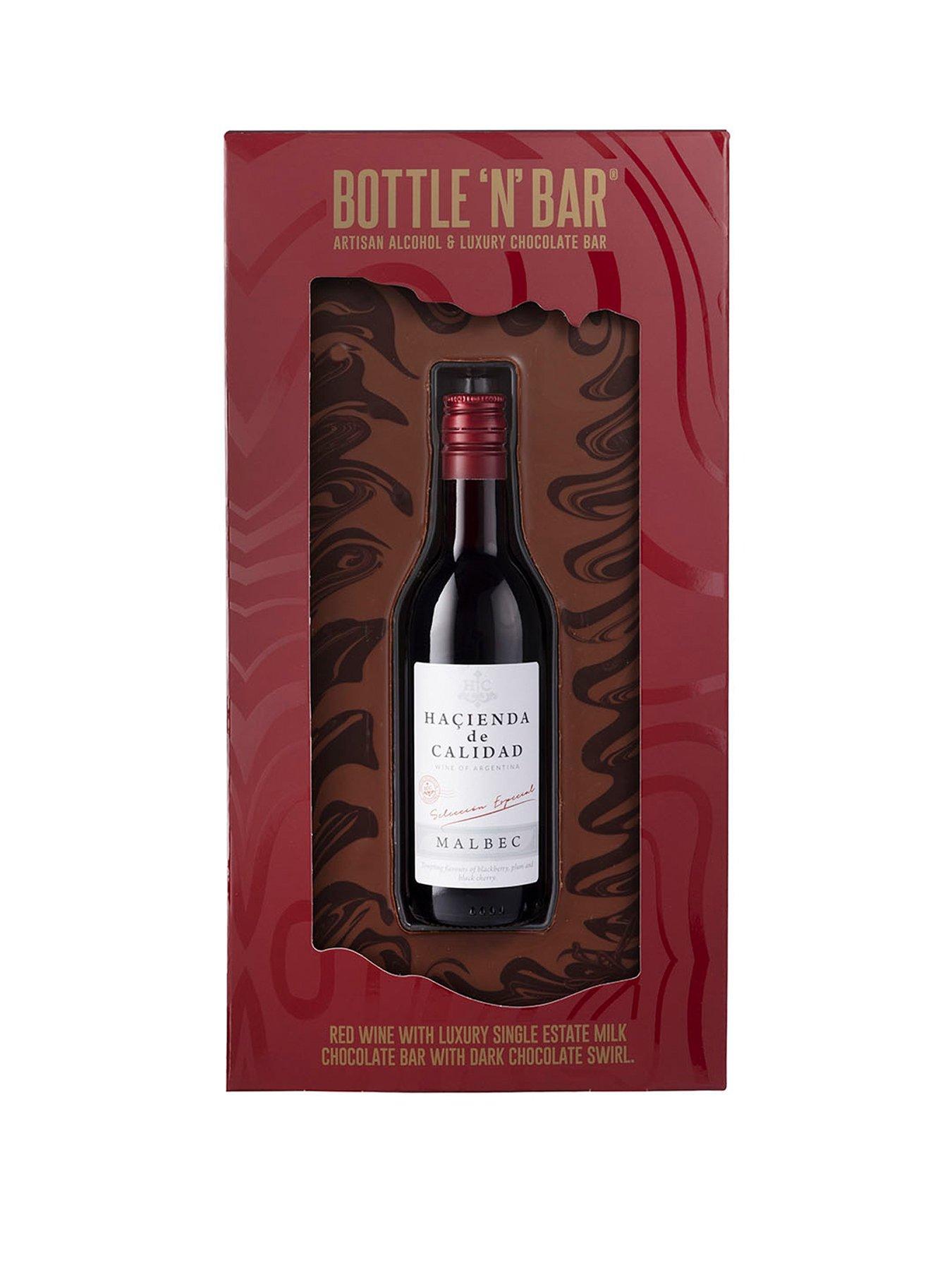 Product photograph of Bottle N Bar Bottle N Bar Red Wine Amp Milk Chocolate from very.co.uk