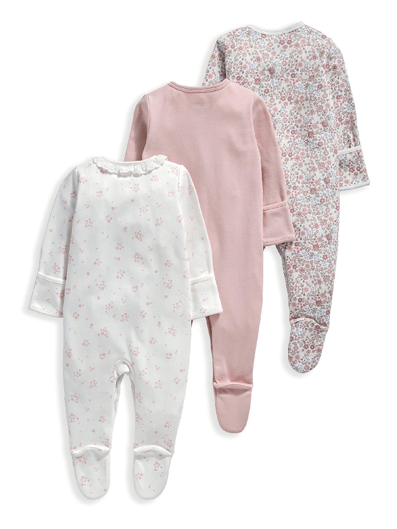 Next baby girl outlet sleepsuits