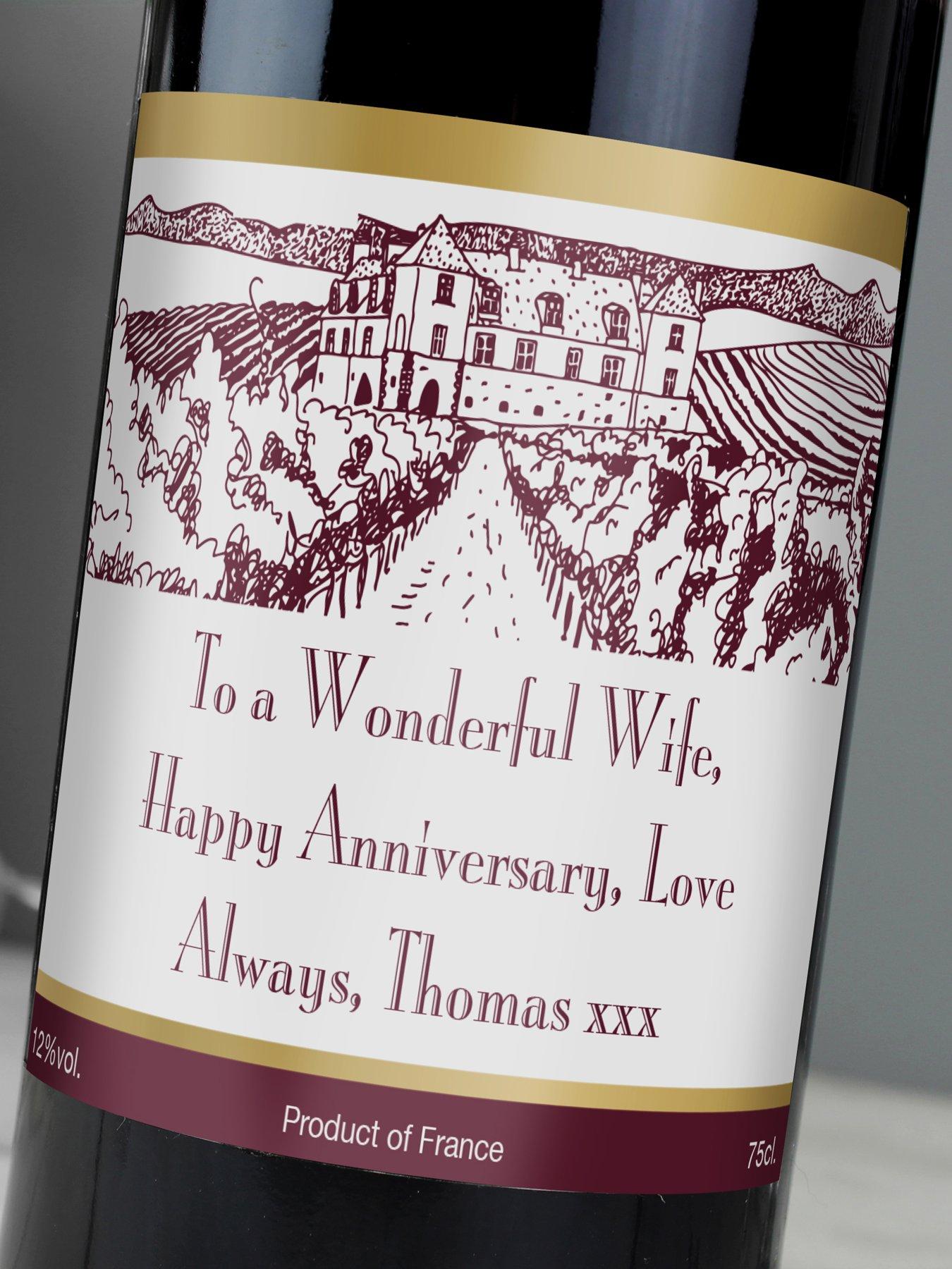 Image 3 of 3 of The Personalised Memento Company Personalised Wine