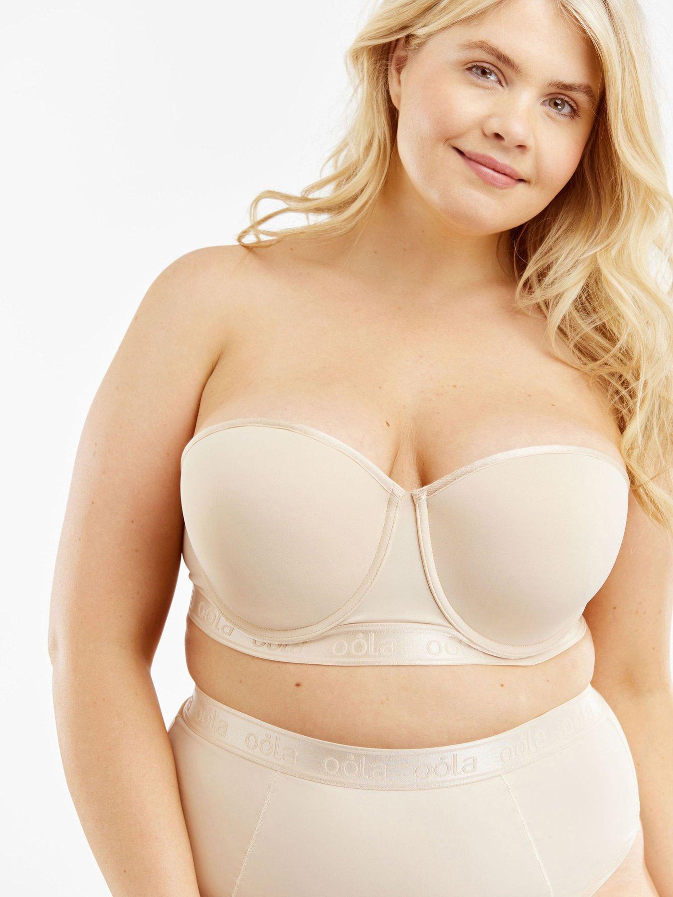 Longline Moulded Strapless Bra Light Beige