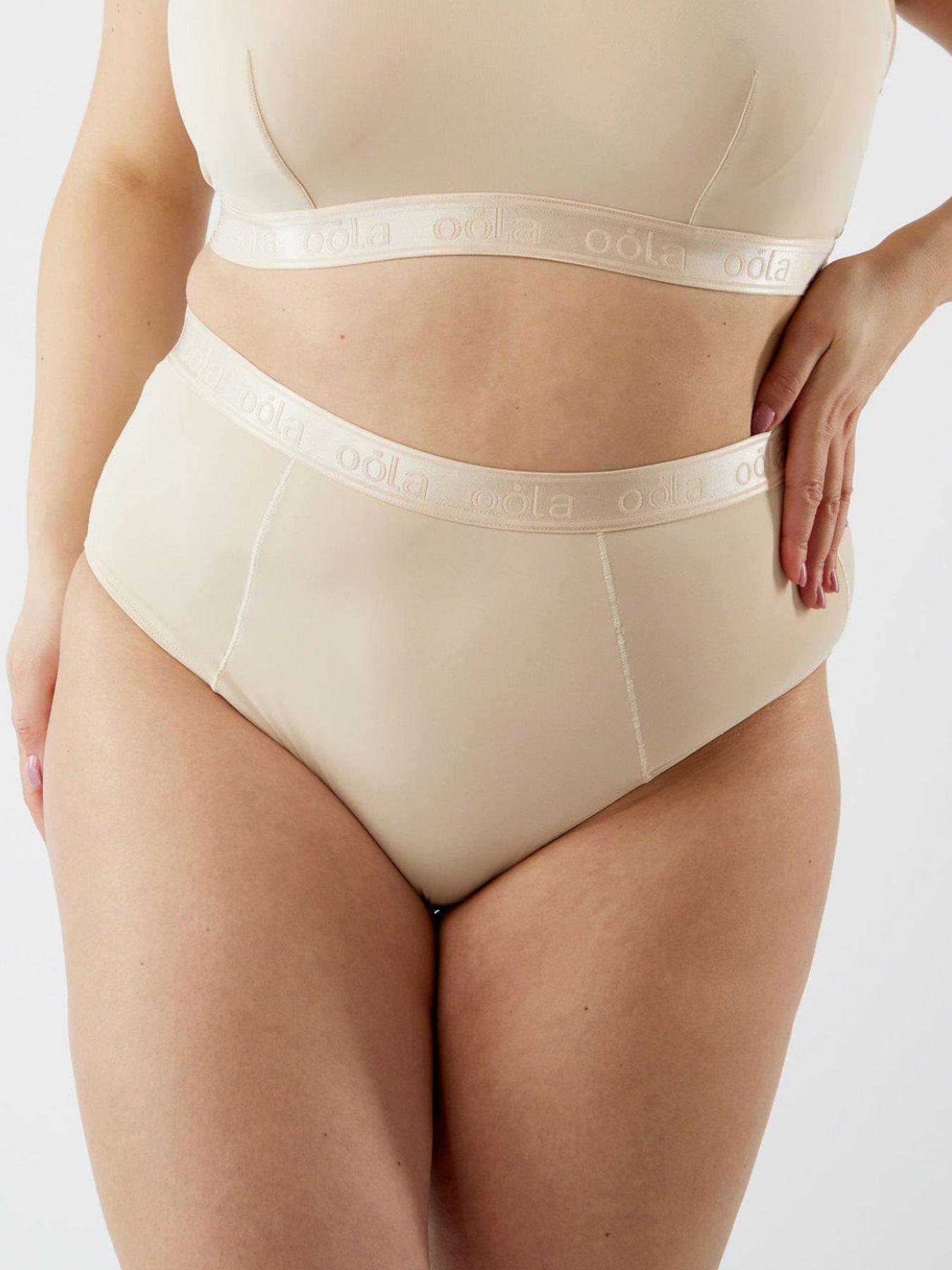 undefined Control High Waist Brief - Light Beige