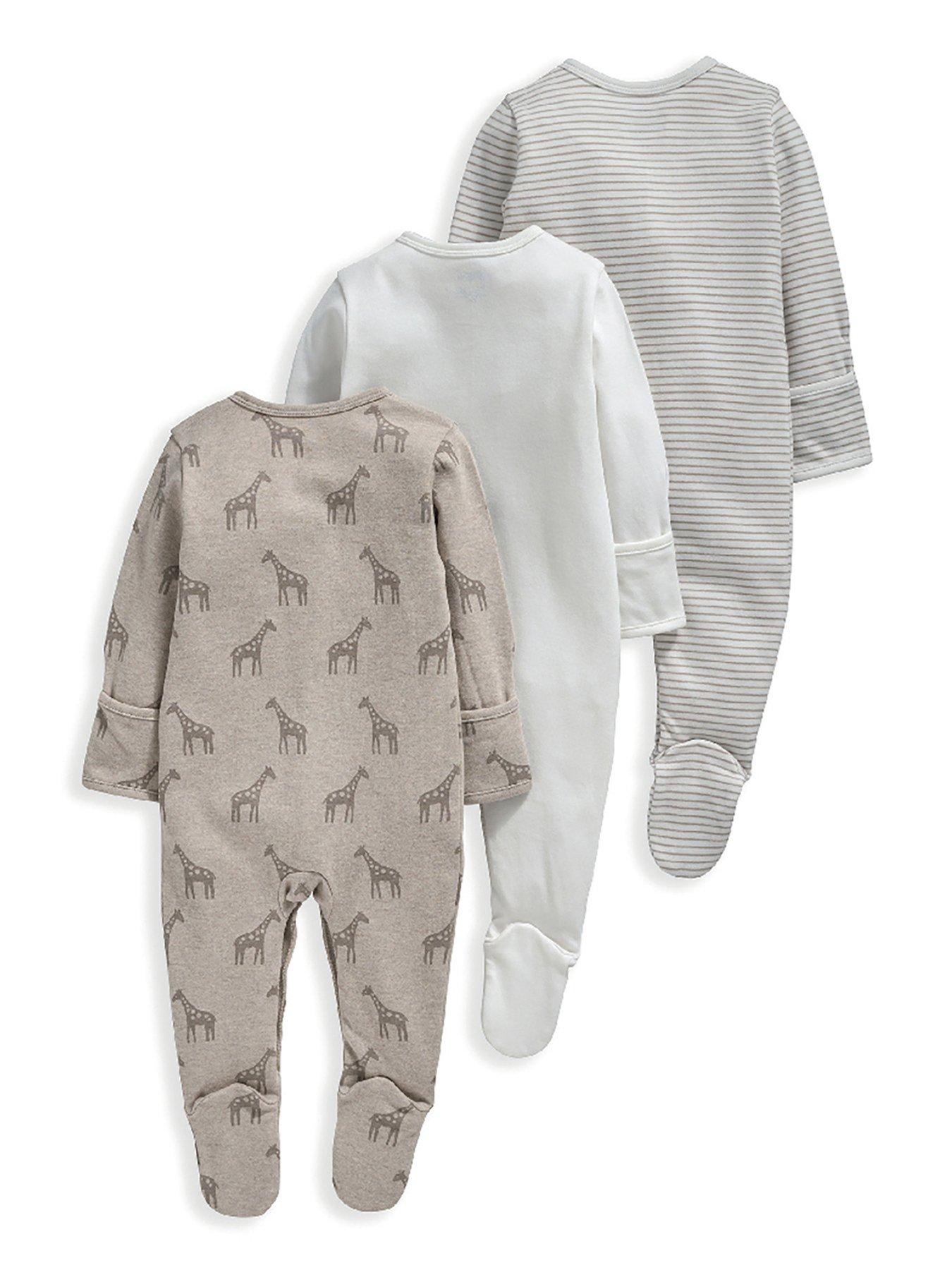 Mamas and papas baby hot sale sleepsuits