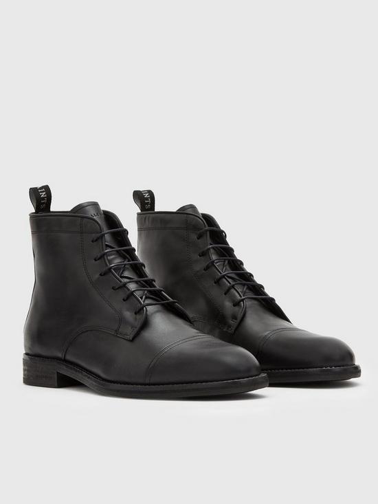 AllSaints Men's Harland Lace Up Boots - Black | very.co.uk