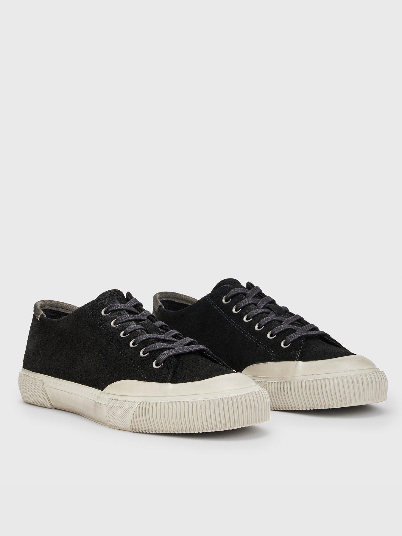 AllSaints Men's Dumont Low Top Sneakers - Black | very.co.uk