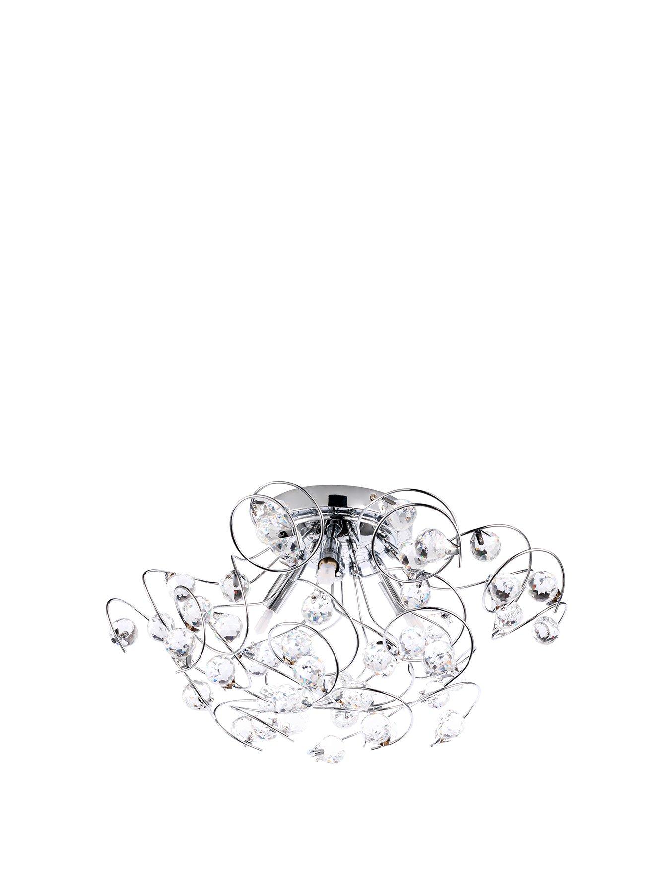 BHS Lila Flush Ceiling Light