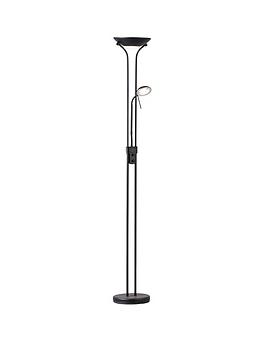 Product photograph of Bhs Mother And Child Floor Lamp - Black from very.co.uk