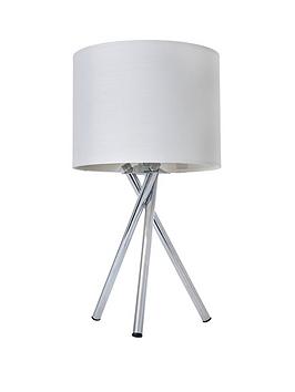Product photograph of Everyday Tripod Bedside Table Lamp - Ivory from very.co.uk