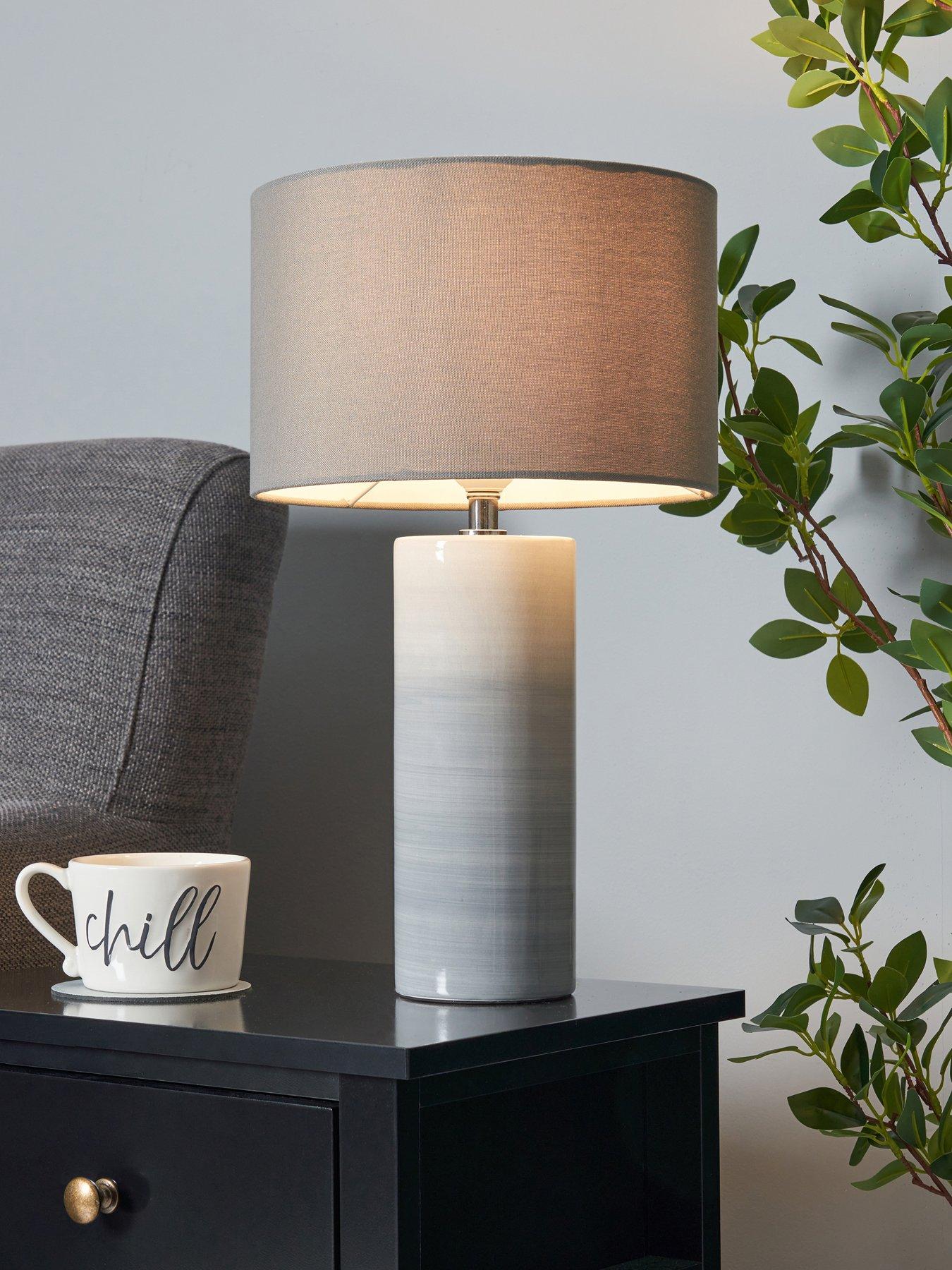 Product photograph of Very Home Dayton Ombre Table Lamp from very.co.uk