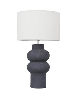 Product photograph of Bay Double Bump Table Lamp from very.co.uk
