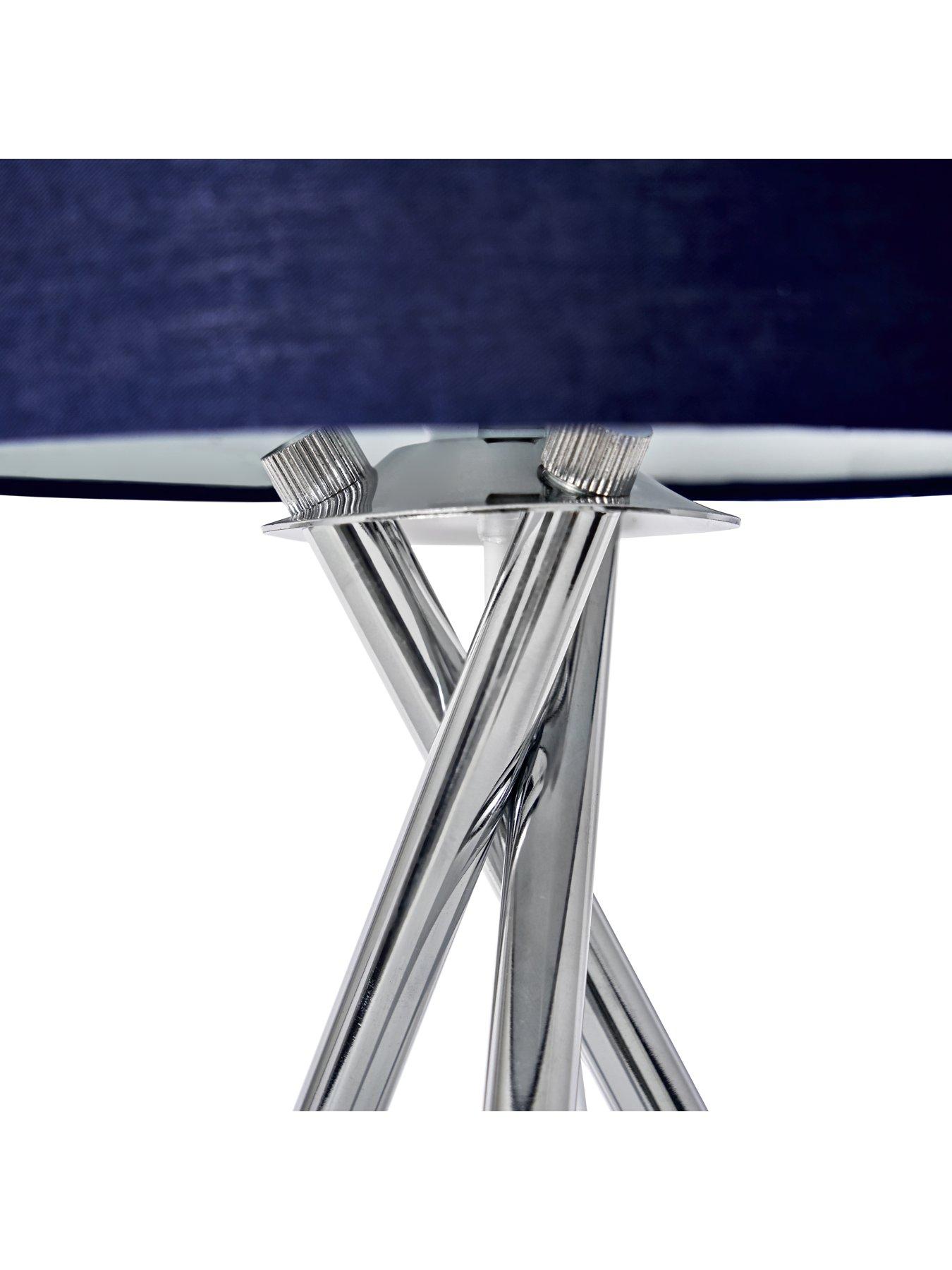 Image 3 of 3 of Everyday Tripod Bedside Table Lamp - Navy