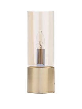 Product photograph of Bhs Cylinder Touch Table Lamp from very.co.uk