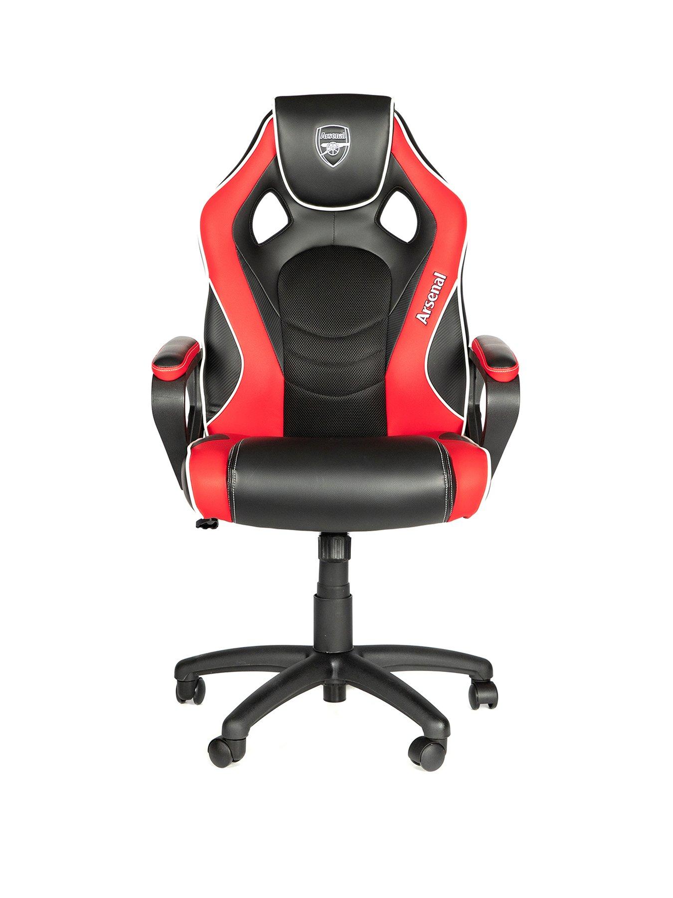 Product photograph of Arsenal Fc Quickshot Gaming Chair from very.co.uk
