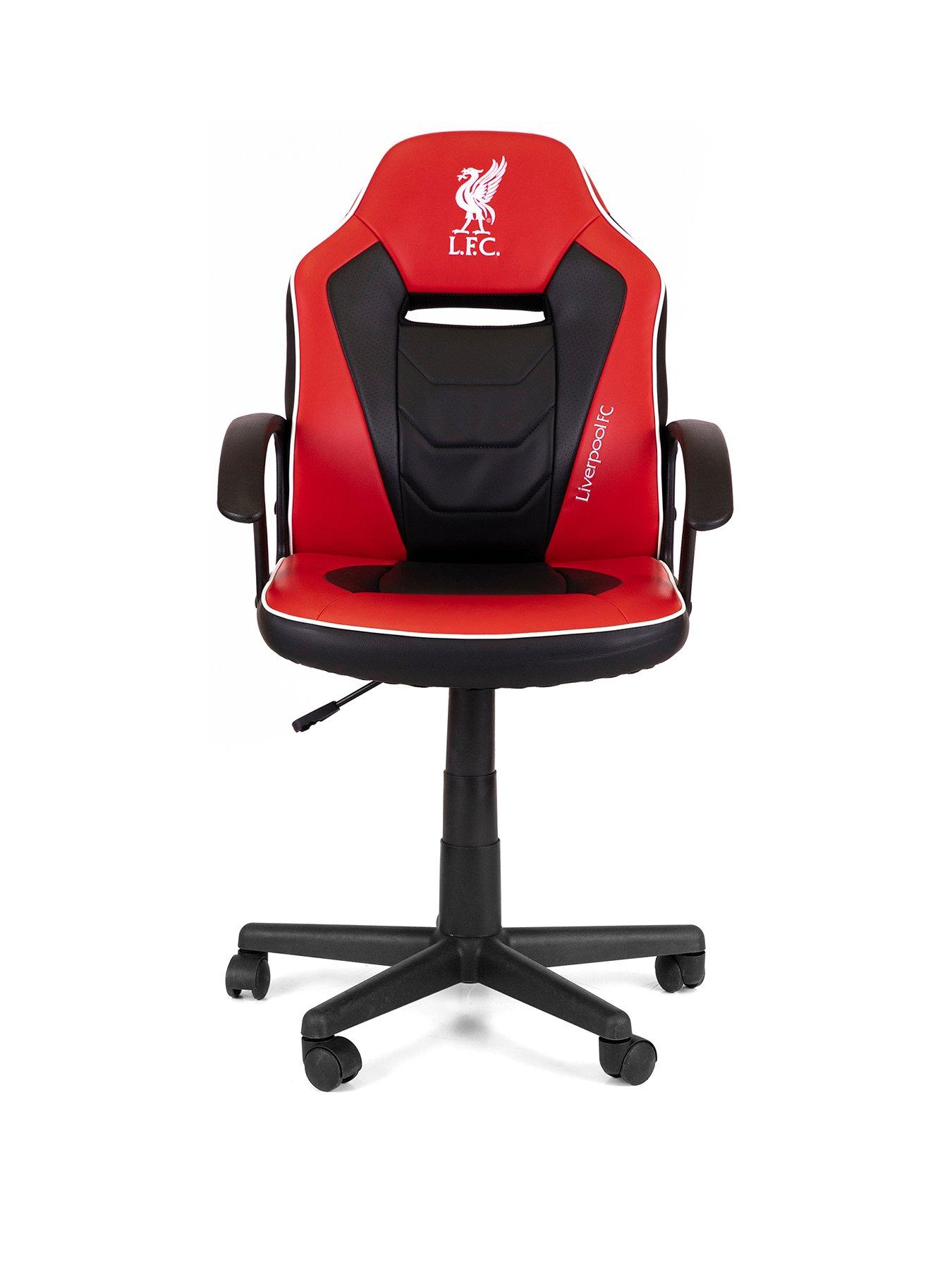 Product photograph of Liverpool Fc Defender Gaming Chair from very.co.uk