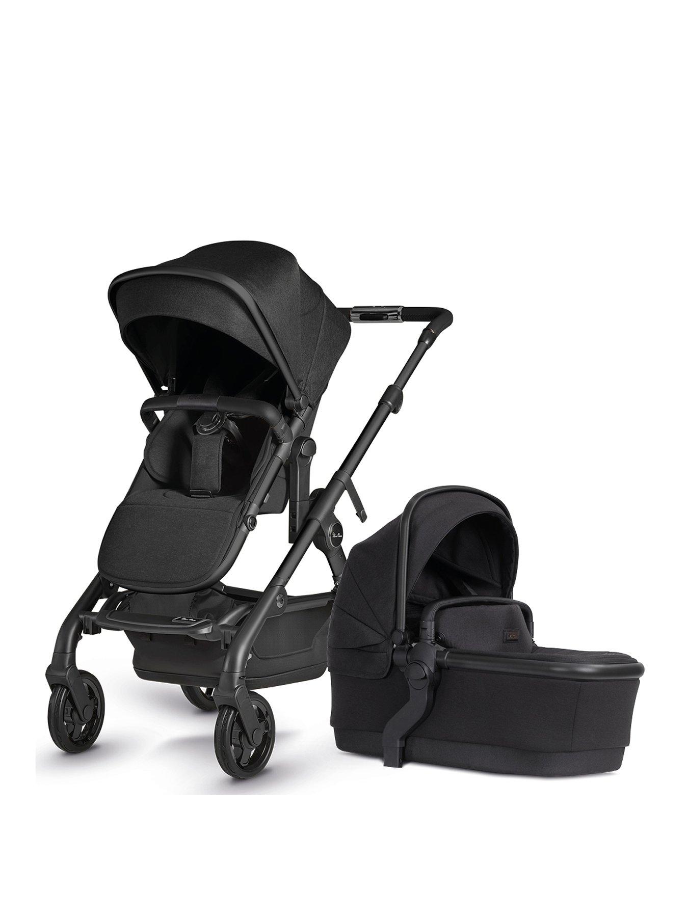 Silver Cross Wave Single To Double Travel System - Onyx