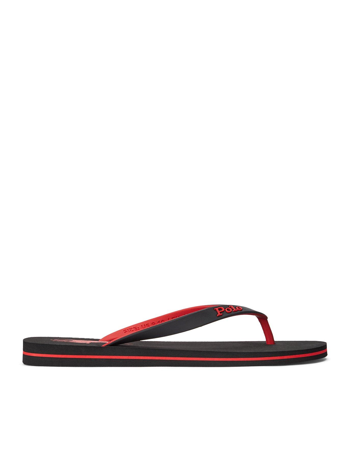 undefined Bolt Flip Flop - Black/Red