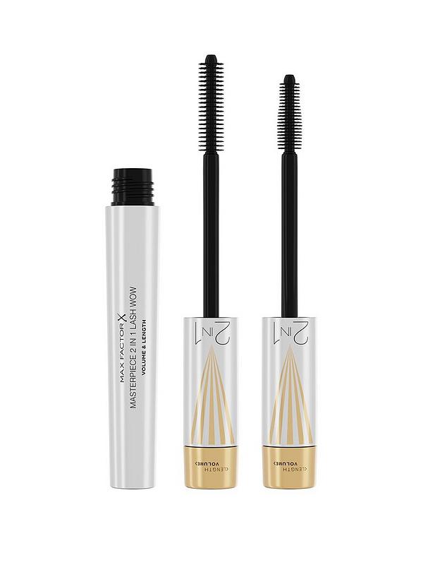 Image 1 of 7 of Max Factor Masterpiece 2 In 1 Lash WOW Volume & Length Mascara 7ml