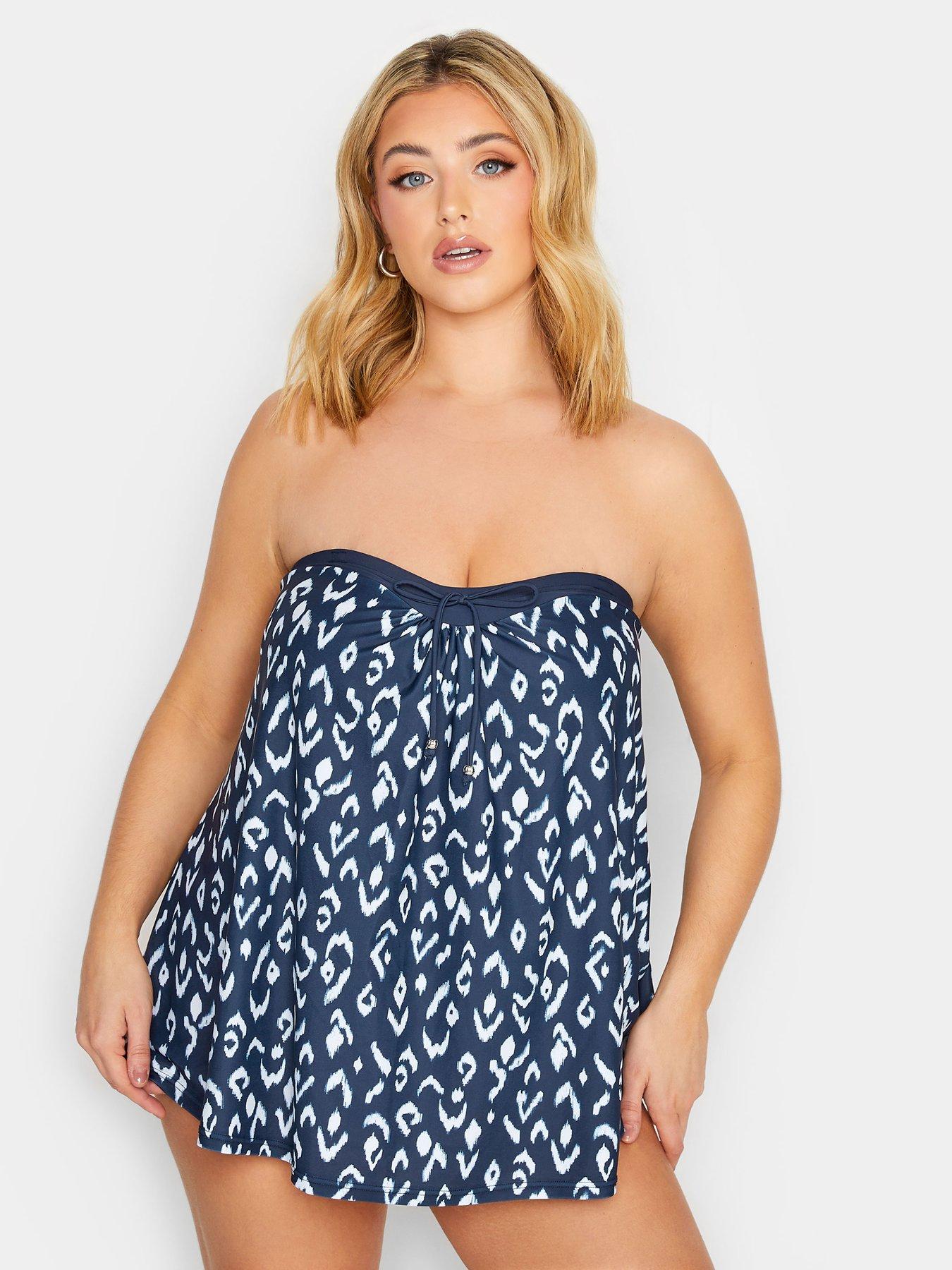 No-Wire Blouson Tankini Top