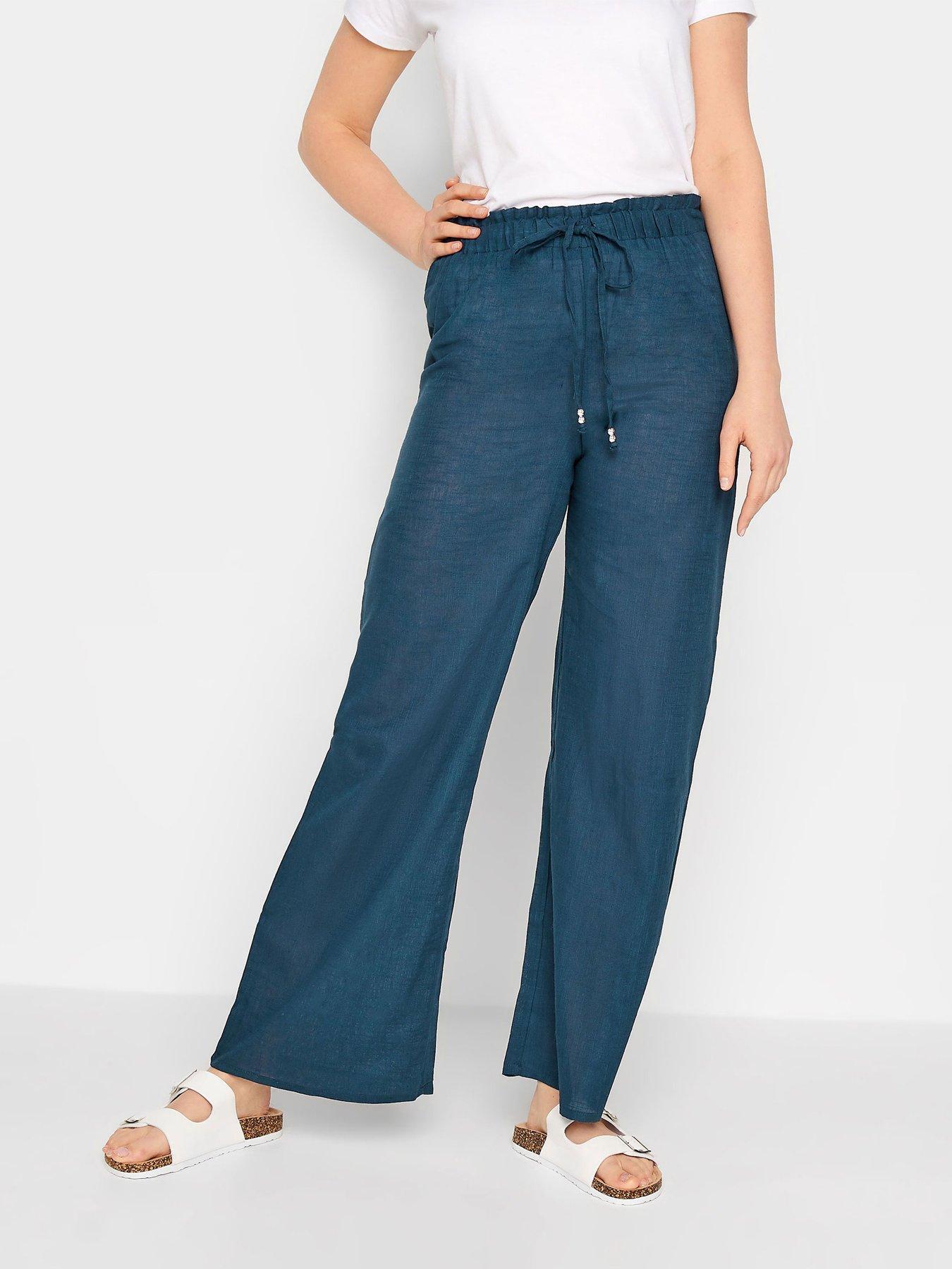 Long Tall Sally - LTS Tall Navy Stretch Skinny Leg Trousers