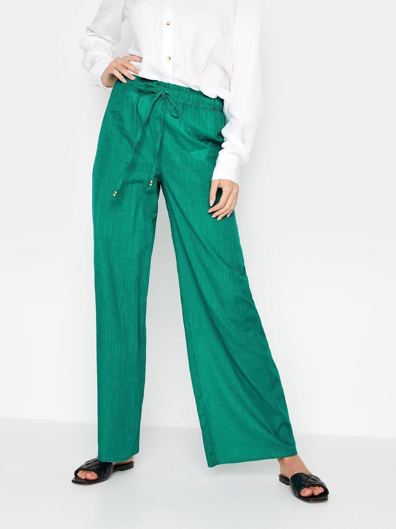 Cotton best sale palazzo trousers