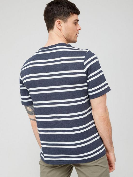 stillFront image of jack-jones-palma-stripe-t-shirt-navy