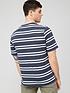  image of jack-jones-palma-stripe-t-shirt-navy