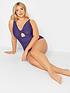  image of yours-knot-front-keyhole-swimsuit-purple