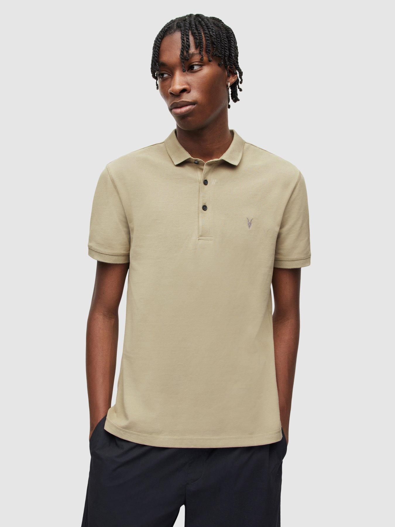 All saints white outlet polo