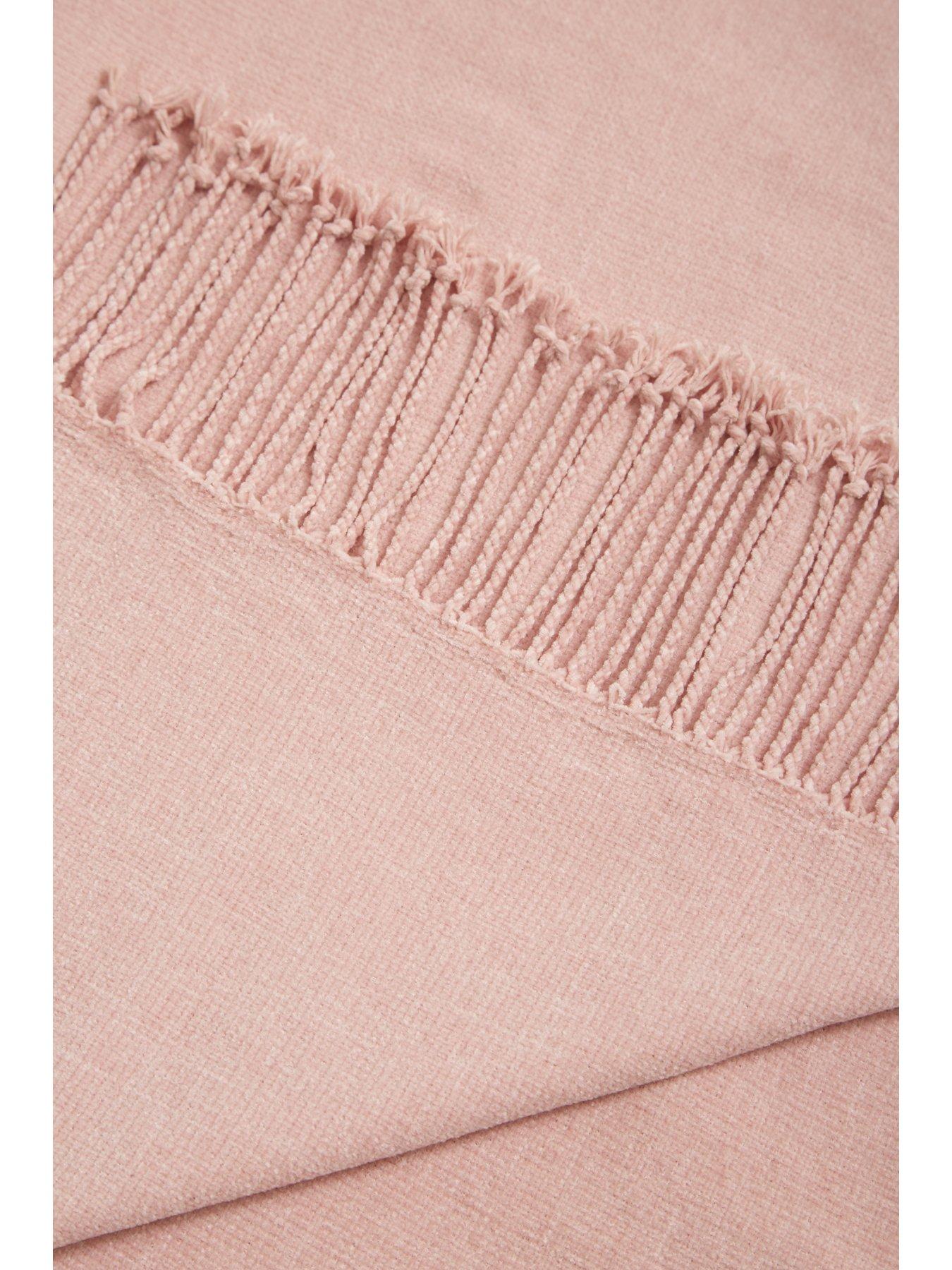 Image 2 of 3 of Everyday Supersoft Chenille Throw - Blush