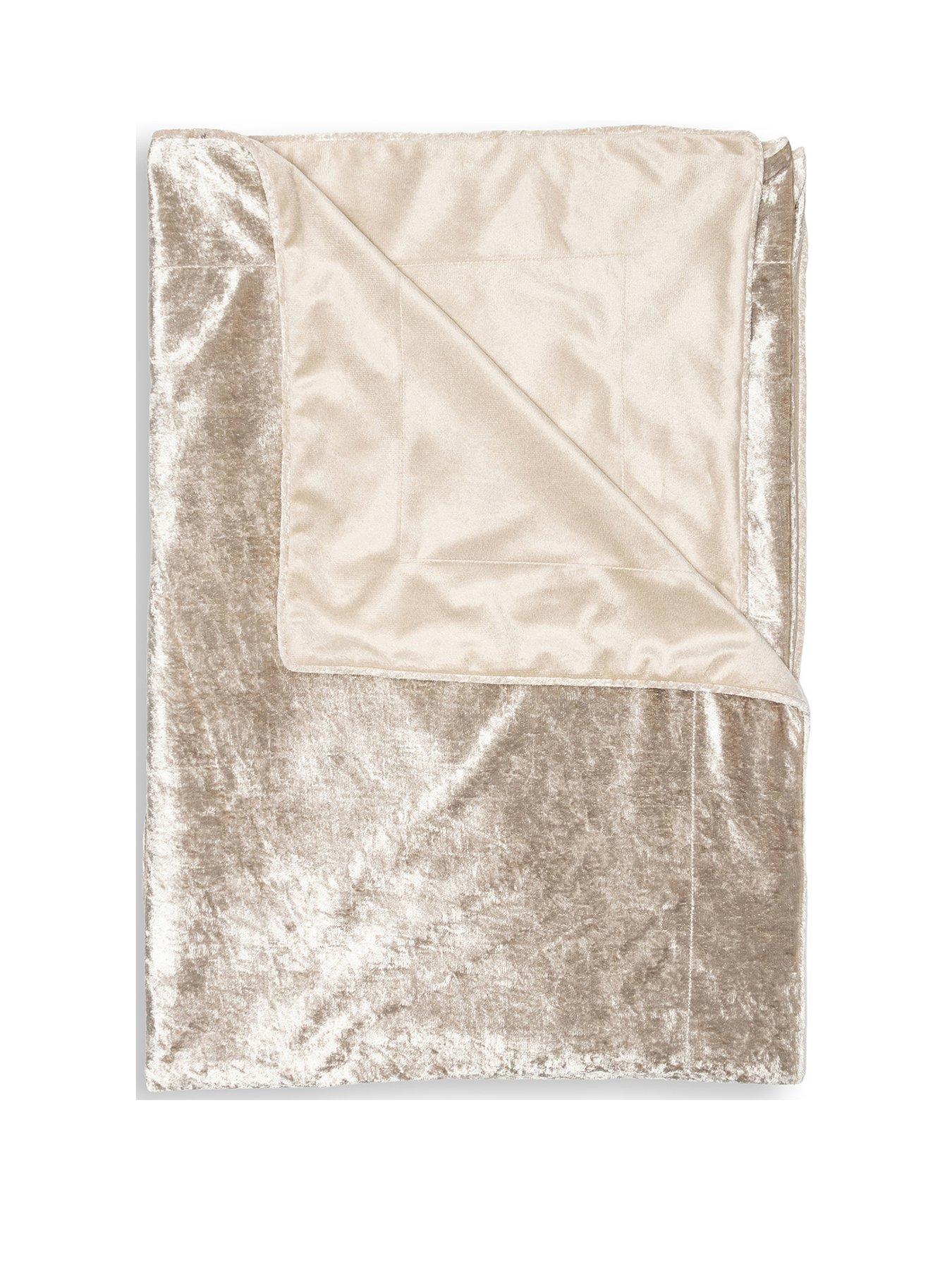 Image 2 of 2 of Everyday Crushed Velvet Throw - Blush
