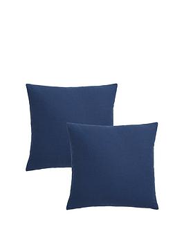 Product photograph of Everyday Twin Pack Basic Cushion from very.co.uk