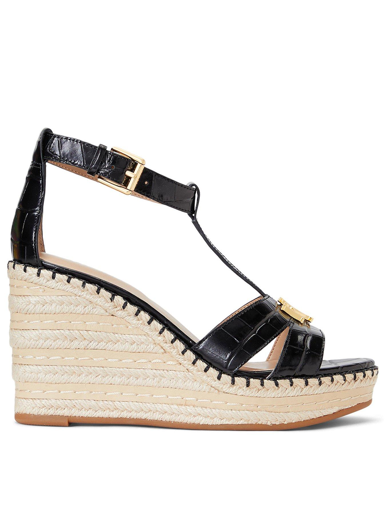 Ralph lauren hot sale black espadrilles