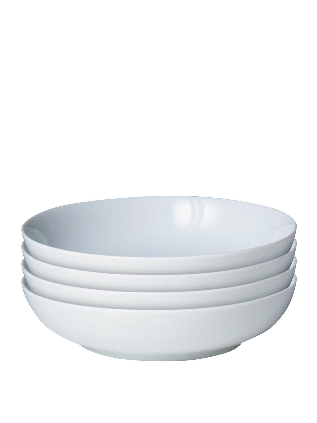 Denby White By Denby Set Of 4 Pasta Bowls very.co.uk