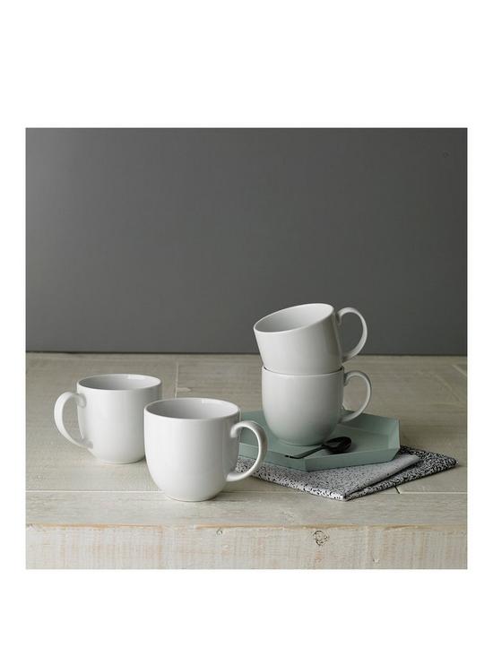 front image of denby-white-by-denby-set-of-4-mugs