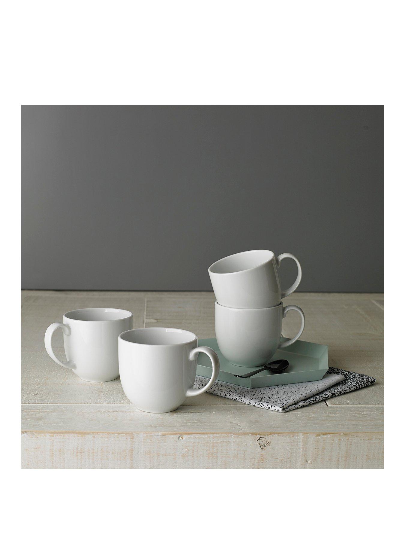 undefined White by Denby Set of 4 Mugs