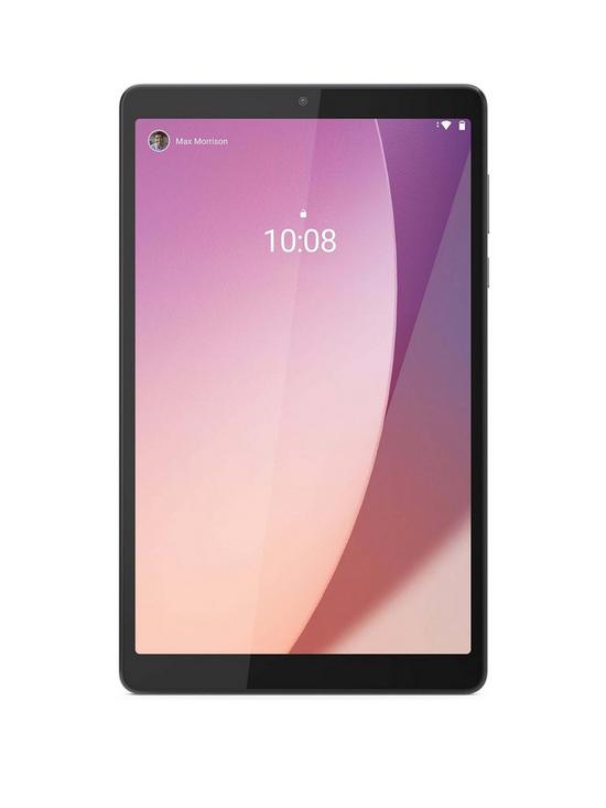 front image of lenovo-tabnbspm8-gen-4-8in-tablet--nbsp4gb-ram-64gb-storage-grey